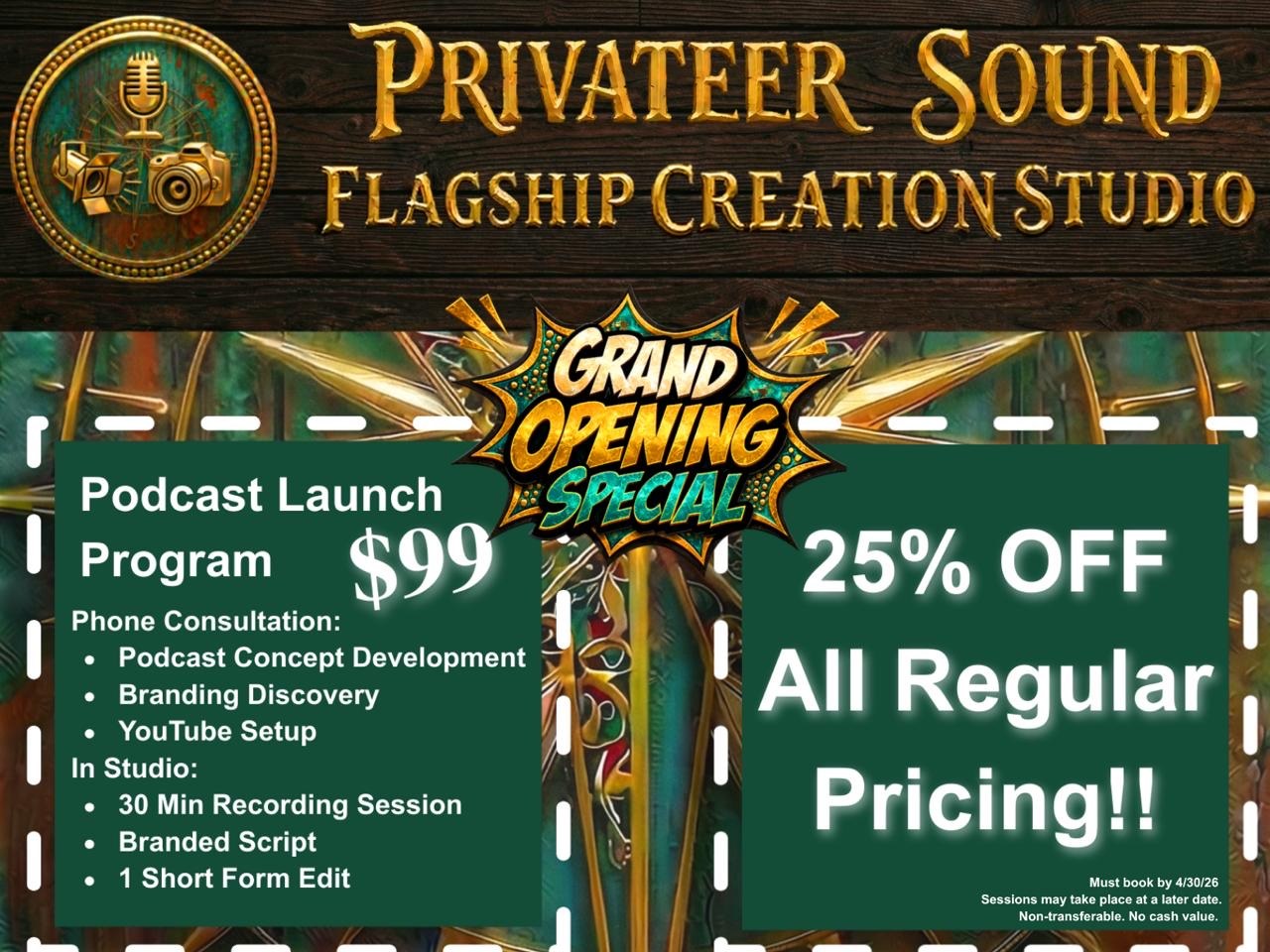 Podcast Launch Program - Grand Opening Special